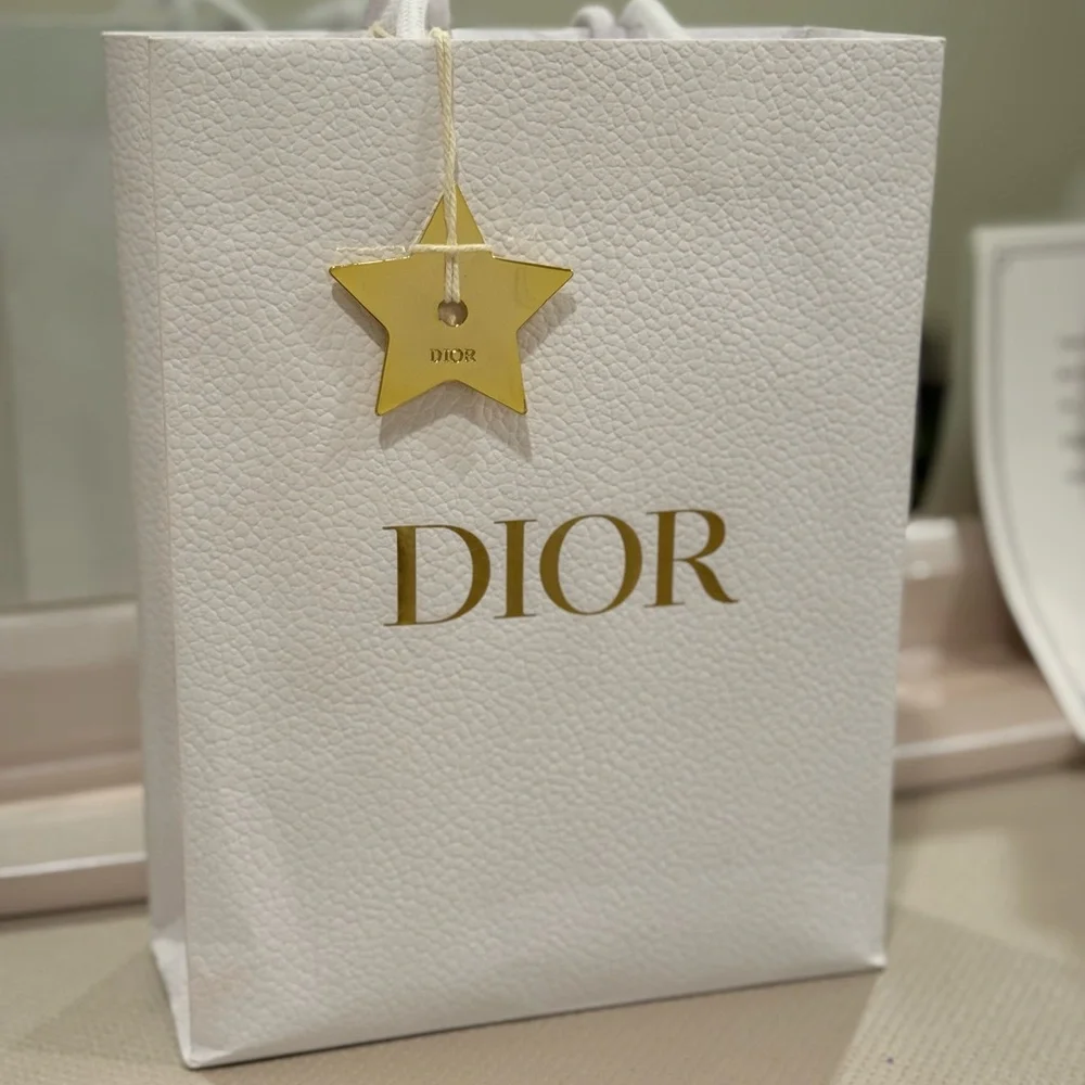 Dior White large wallet